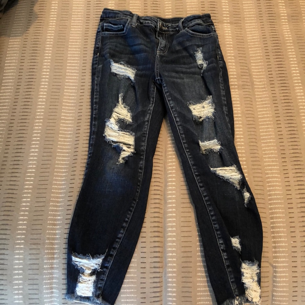 Denim Distressed Jeans